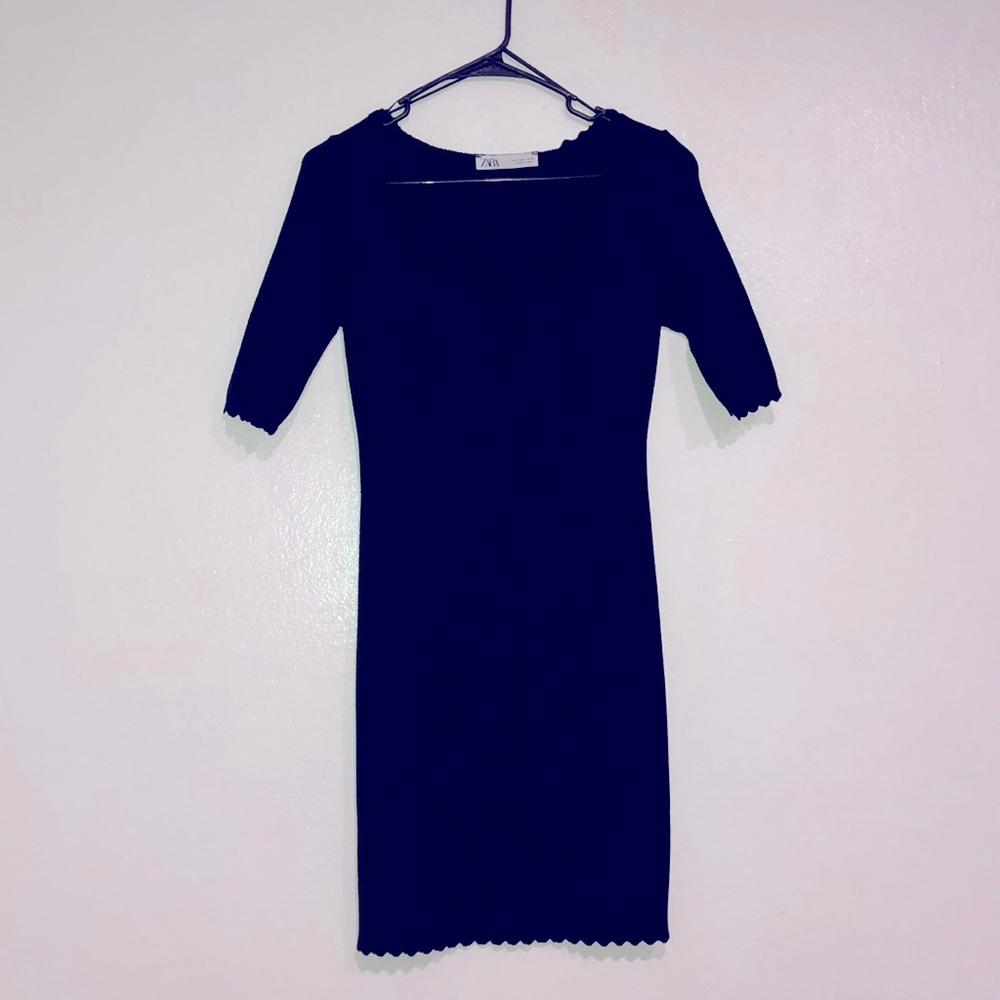 Tight little black dress